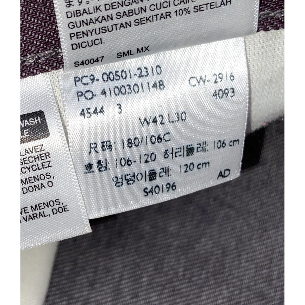 Levi's White Oak Cone Denim 501 Jeans Men's 42x30 Purple Garment Dyed Timberwolf - Picture 8 of 9